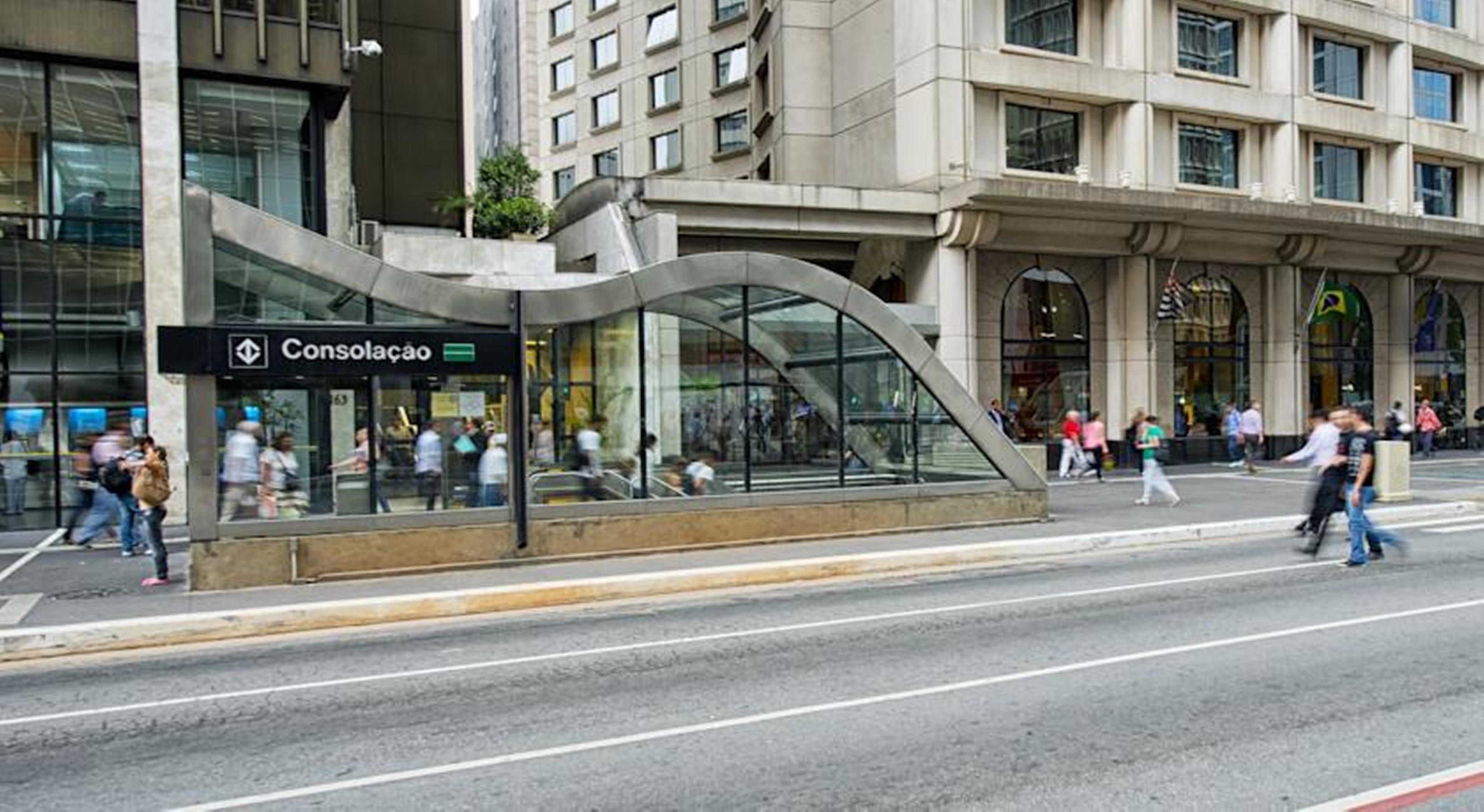Melia Paulista Otel Sao Paulo Dış mekan fotoğraf The station entrance